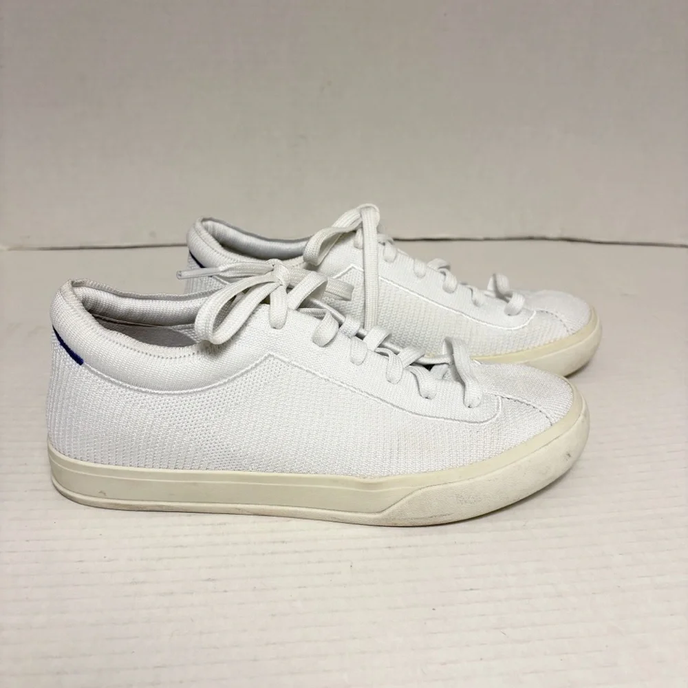 Rothy’s The Lace Up Sneaker in Bright White - Picture 9 of 15